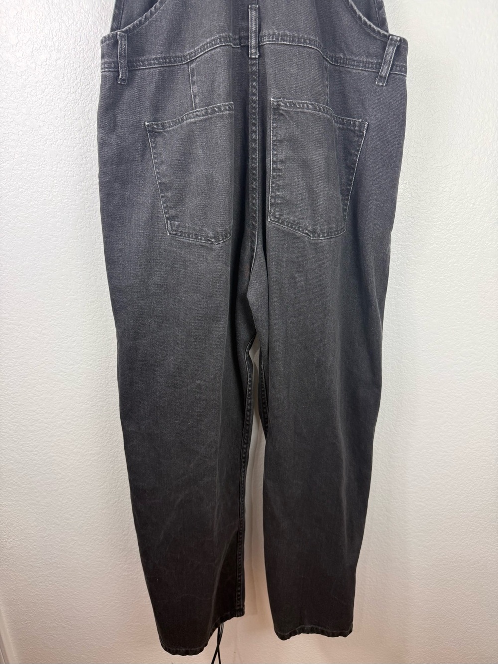 Free people We The Free Ziggy Denim Overall in Mineral Black size L - Picture 11 of 13